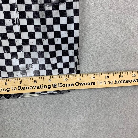 Vans Mens Swim Trunks 32 Black White Checkerboard Board Shorts Distressed Surf - Picture 7 of 11